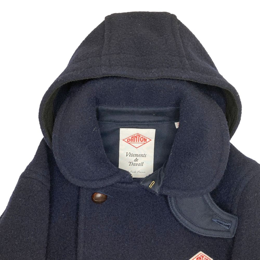 美品 DANTON ダントン ウールモッサ ハーフコート ジャケット サイズ36