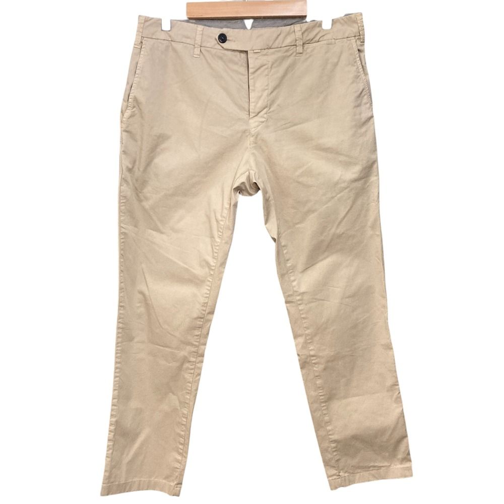 Cruciani クルチアーニ ボタンフライ チノパンツ サイズ50 ベージュ メンズ 古着