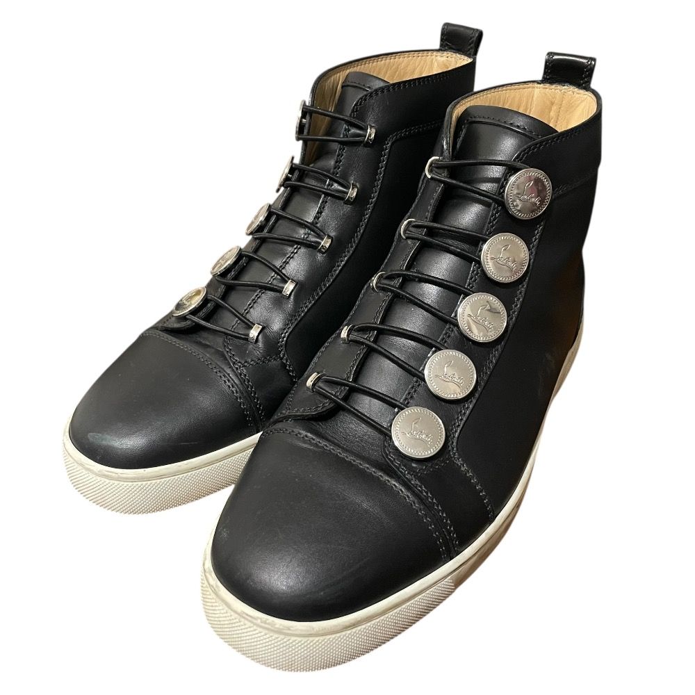 美品 Christian Louboutin クリスチャンルブタン レザー ハイカット 美品 Christian Louboutin クリスチャンルブタン レザー ハイカット