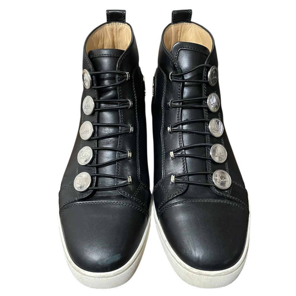 美品 Christian Louboutin クリスチャンルブタン レザー ハイカット