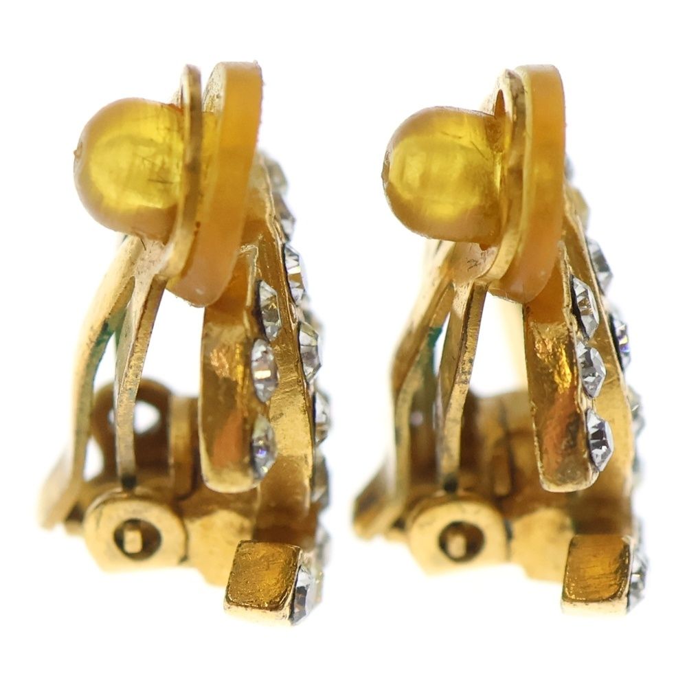 CHANEL (シャネル) ココマーク ラインストーン イヤリング GP 02A