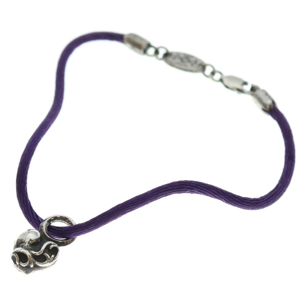 CHROME HEARTS クロムハーツ KZ BRACELET CH CRS ケーゼット ハートスタック シルクブレスレット ブラック|シルバー