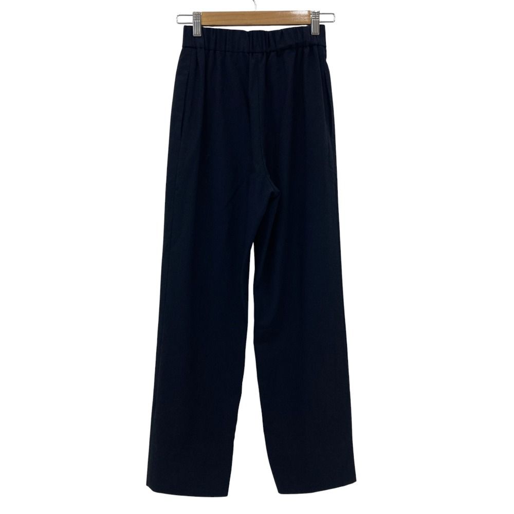 美品 22AW yori ヨリ ハンサムスラックス パンツ サイズ34 ブラック