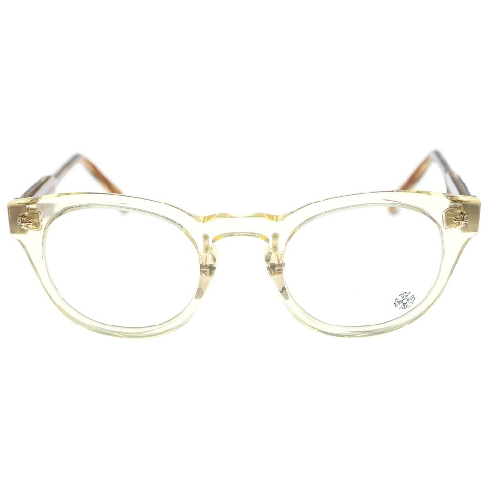 CHROME HEARTS クロムハーツ DINGALONGLINGLONG CHプラスフレーム ボストンサングラス メガネ 眼鏡 アイウェア クリア