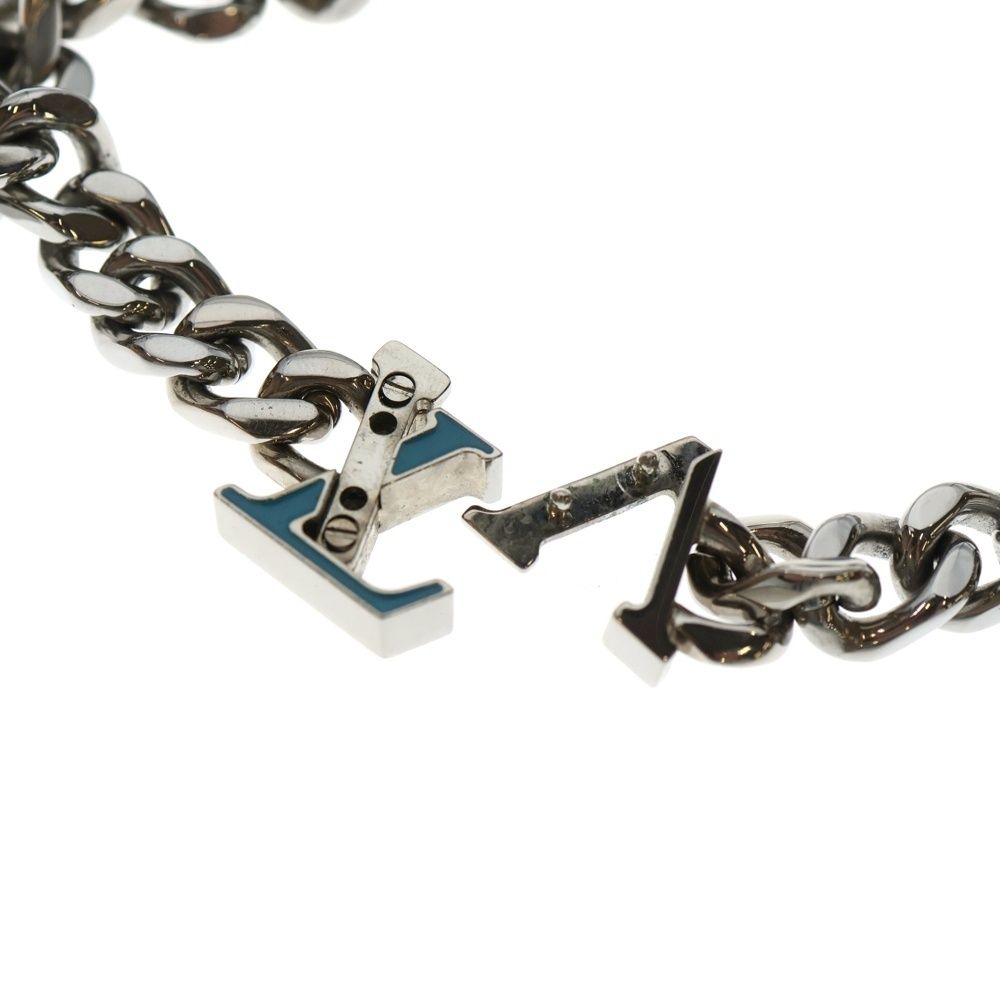 LOUIS VUITTON (ルイヴィトン) コリエ LVチェーン ネックレス シルバー