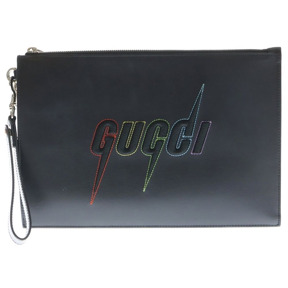 GUCCI (グッチ) ブレードエンブロイダリー クラッチバッグ セカンド