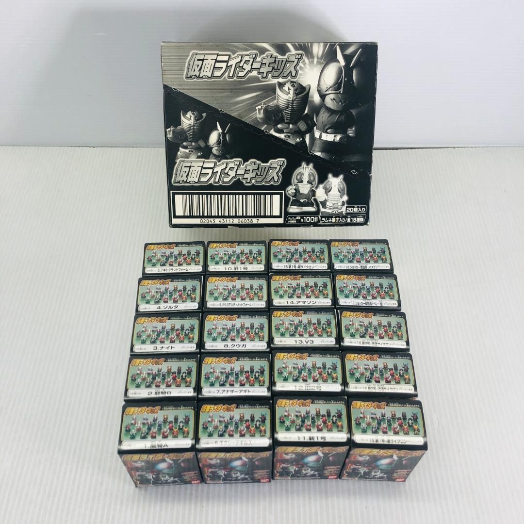 未開封】仮面ライダーキッズ第1弾 18種コンプ品 クウガ アギト 龍騎 1