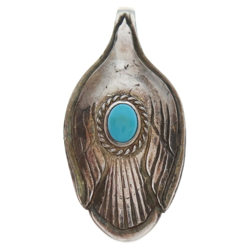 goro s ゴローズ 銀縄ターコイズ付きスプーン ペンダントトップ シルバー ゴールド