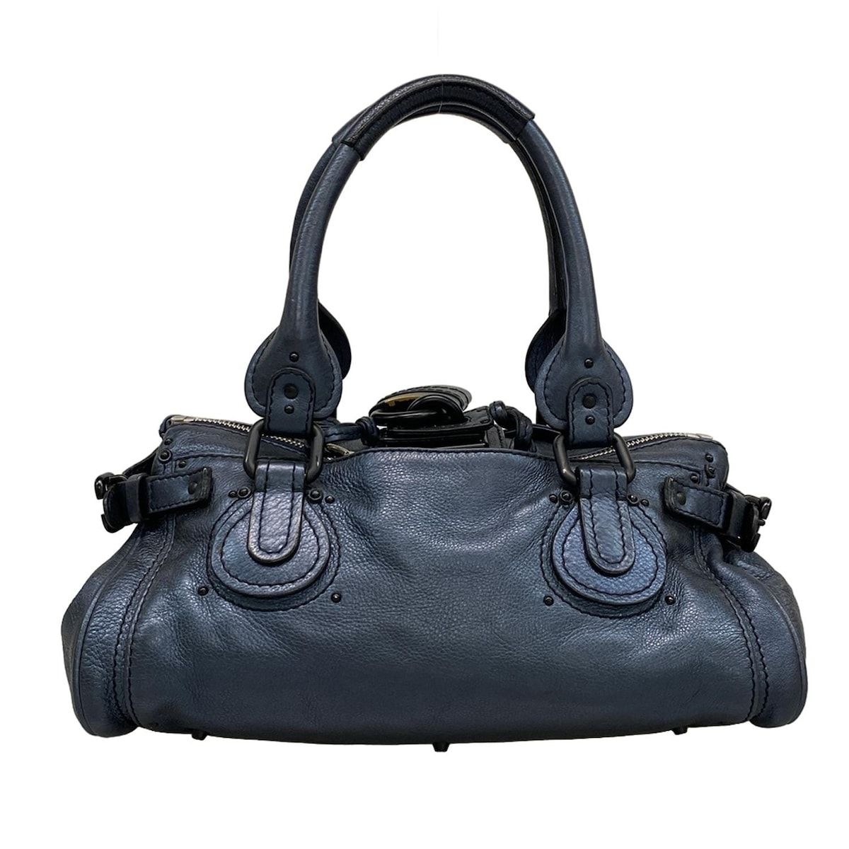 美品 Chloe クロエ パディントン ターコイズブルー ハンドバッグ y2k 美品 Chloe クロエ パディントン ターコイズブルー ハンドバッグ y2k