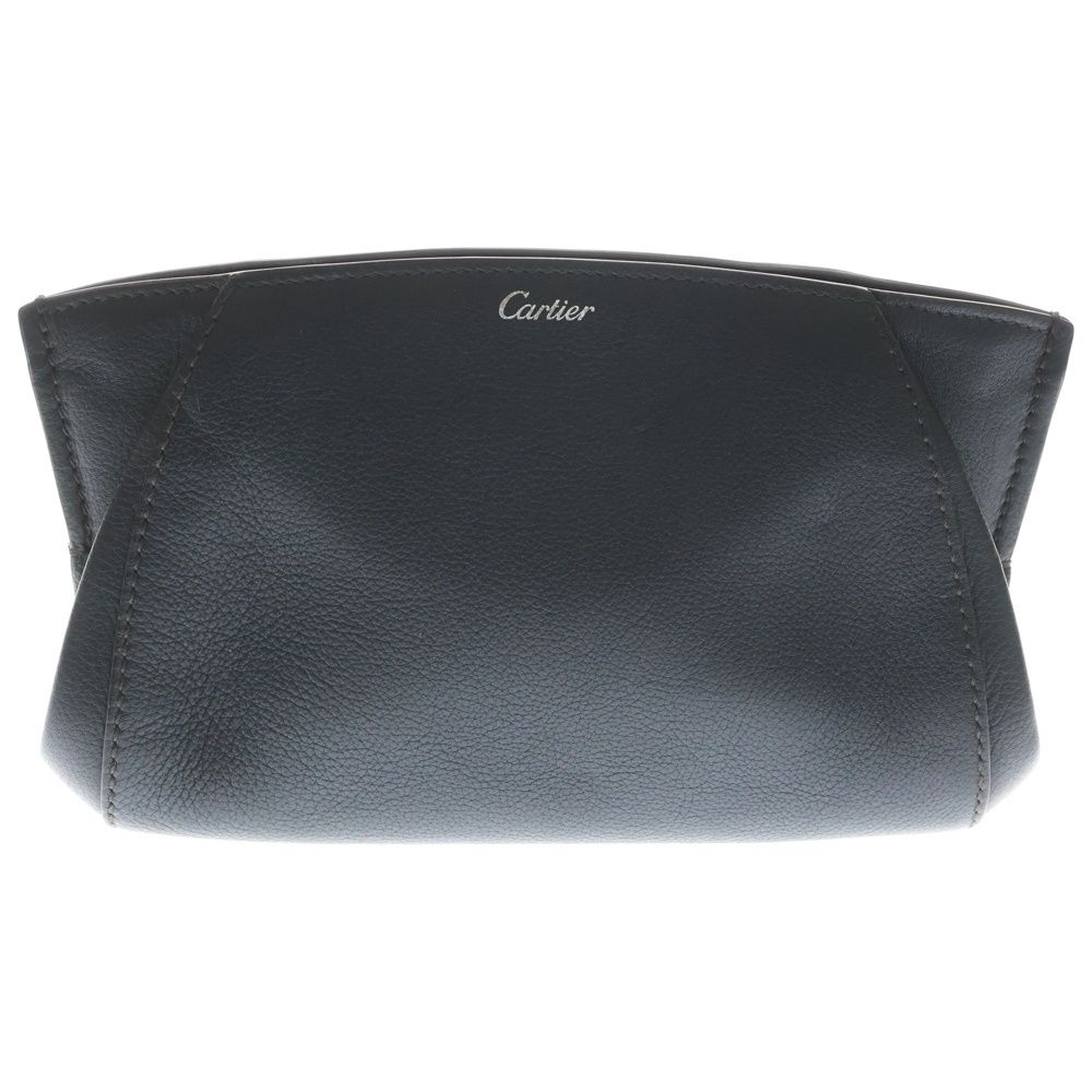 Cartier (カルティエ) Cドゥカルティエ 小物入れ レザーポーチ