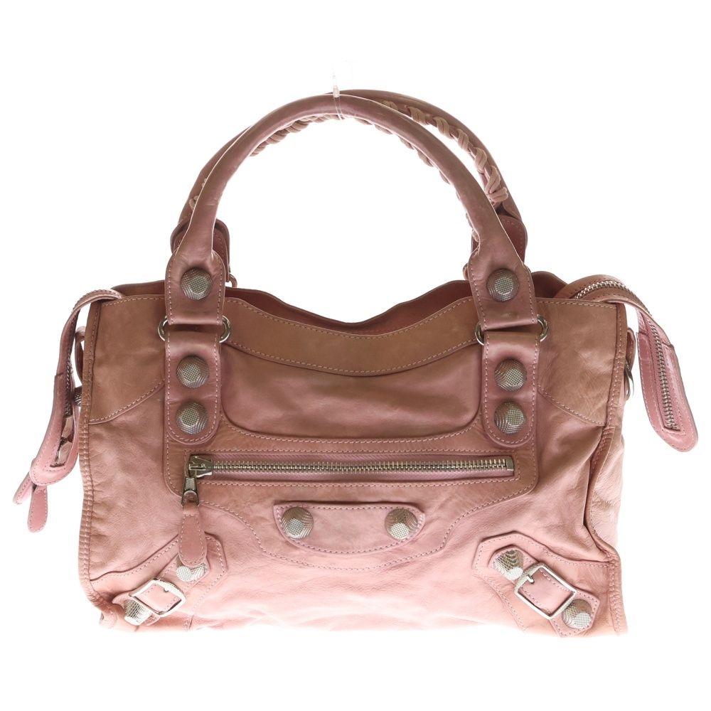 バレンシアガ ジャイアントシティ レザー ベージュ 173084 BALENCIAGA (バレンシアガ) ザ ジャイアント シティ 2WAYハンドバッグ