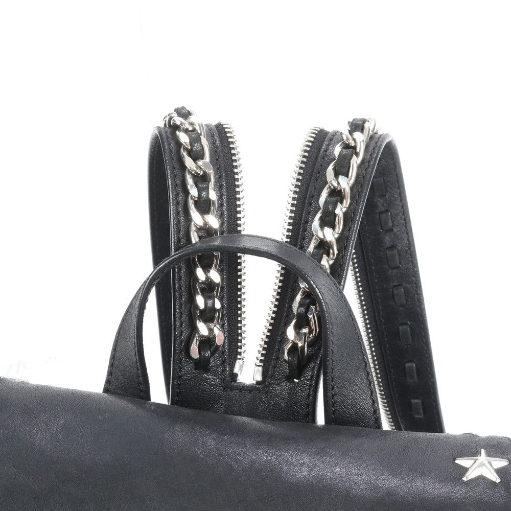 極美品 ジミーチュウ SUKI スキ スター スタッズ レザー リュック