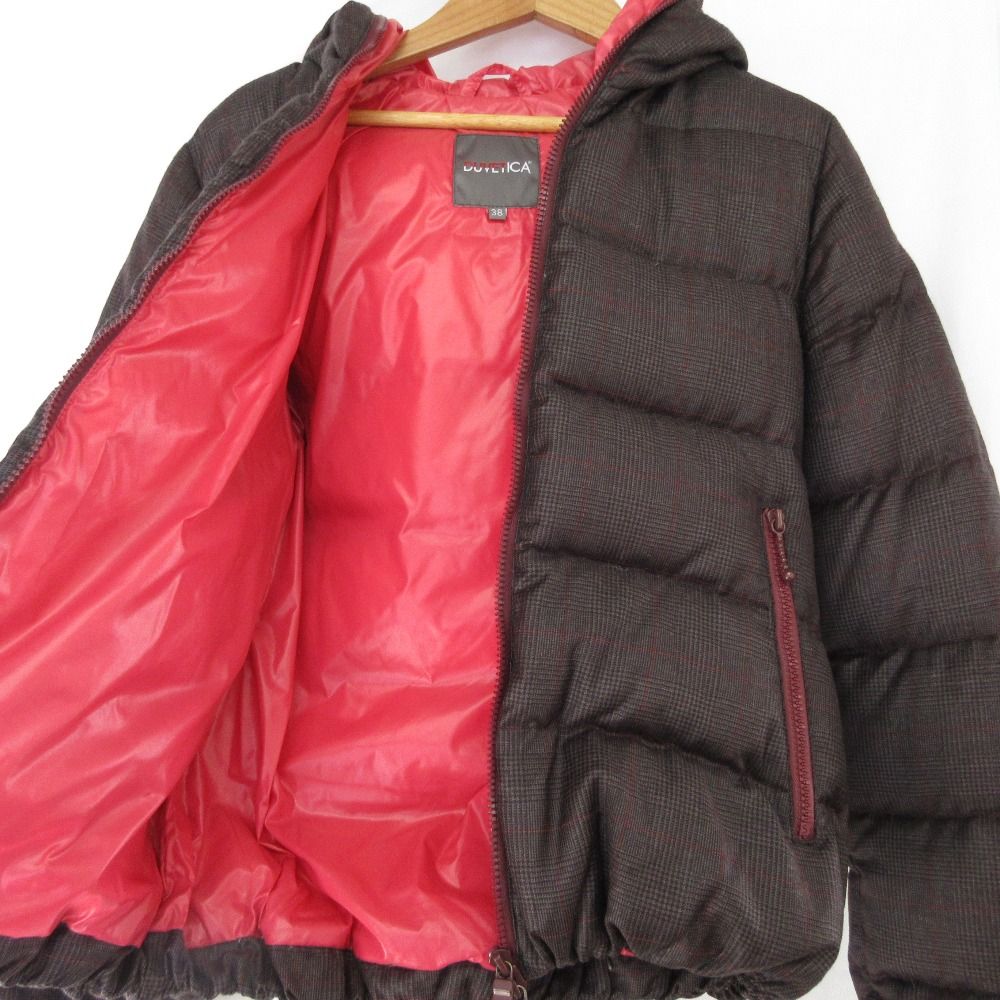 良品 DUVETICA デュベティカ THIADUE チェック柄 ダウンジャケット