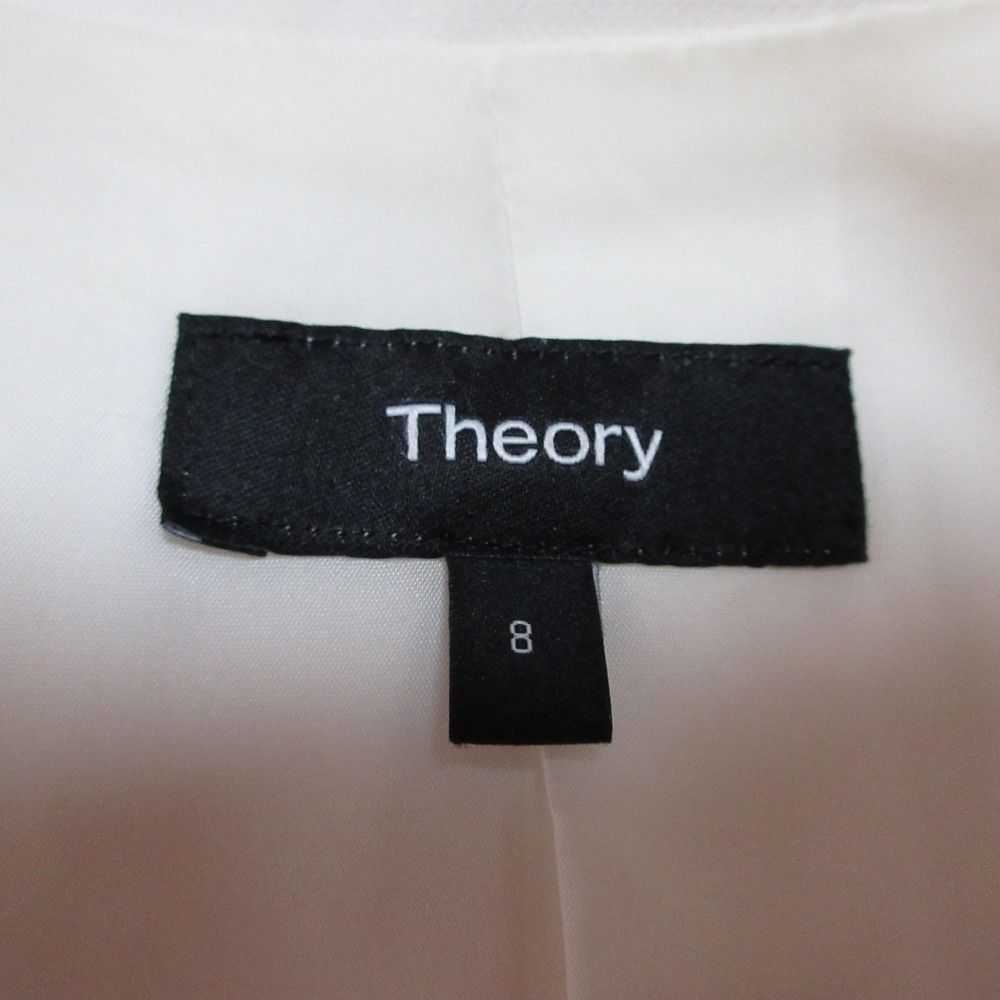 良品 24SS Theory セオリー TAILOR CREPE CL TAILOR JK ノーカラー
