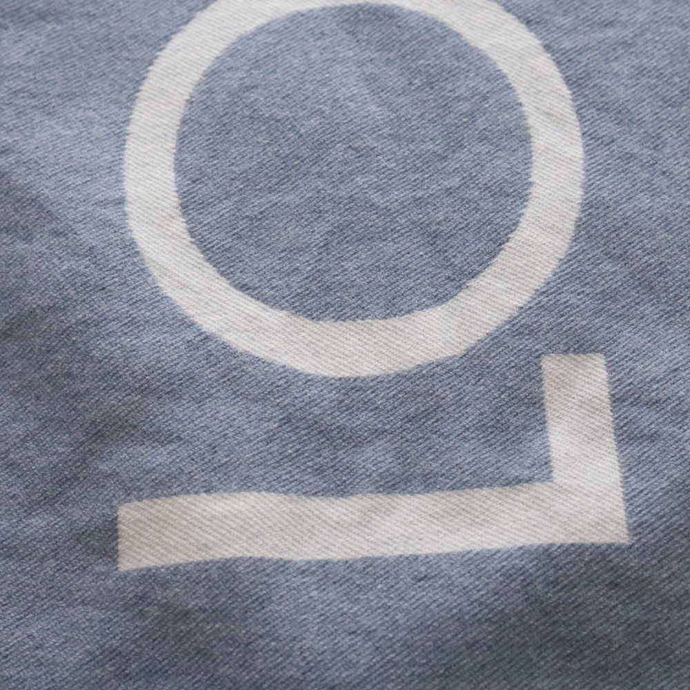 LOUIS VUITTON ルイヴィトン エシャルプ チームルイフリンジカシミヤウールマフラー M 71579 ライトブルー