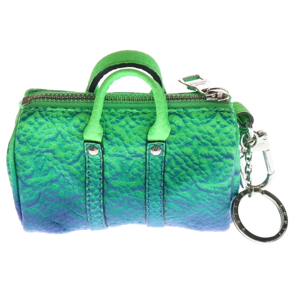 LOUIS VUITTON ルイヴィトン トリヨン イリュージョンポーチ ミニキーポルキーホルダー MP 3284 グリーン ブルー
