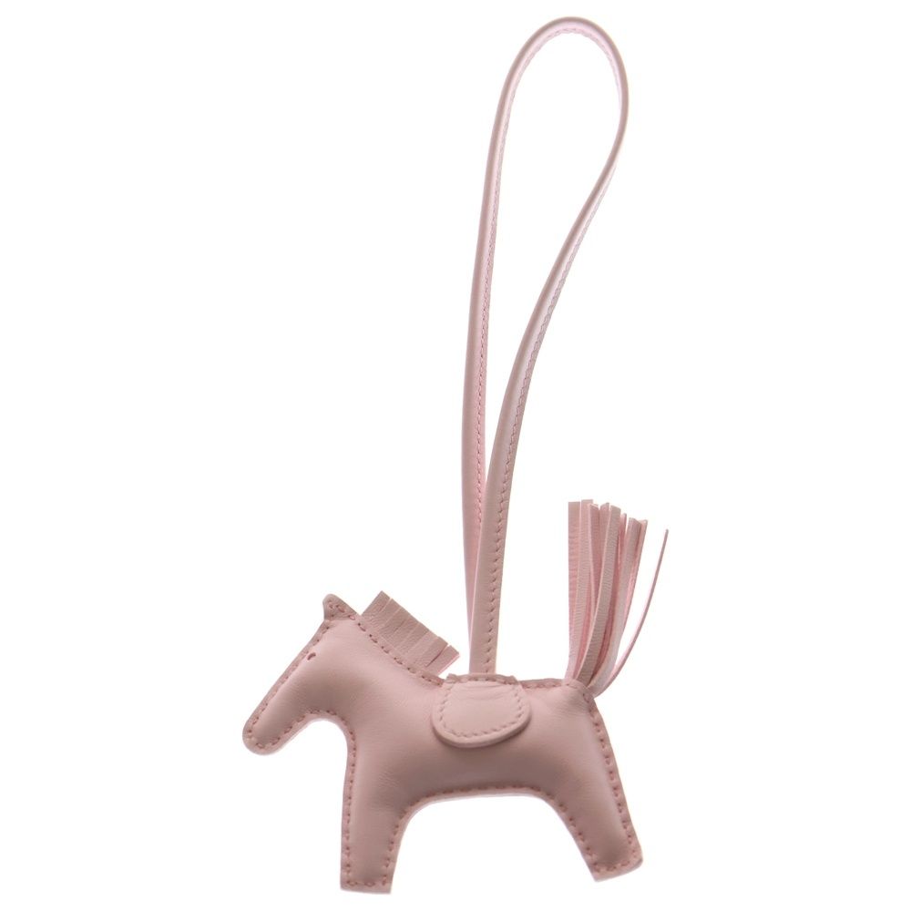 HERMES エルメス ロデオ ローズダーリン K刻印 バッグチャーム