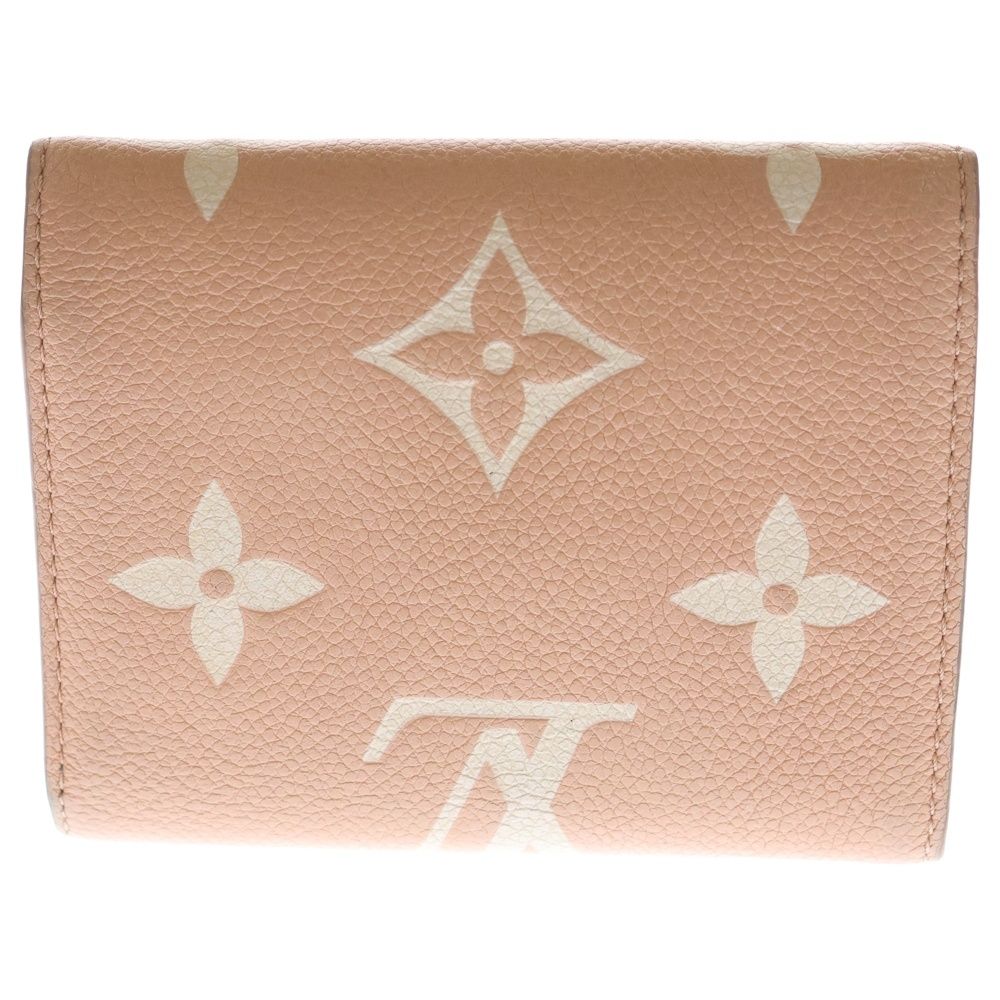 LOUIS VUITTON ルイヴィトン モノグラム アンプラント ポルトフォイユ ヴィクトリーヌ バイ コンパクトウォレット 三つ折り財布 ピンク レザー M 81728 ゴールド金具