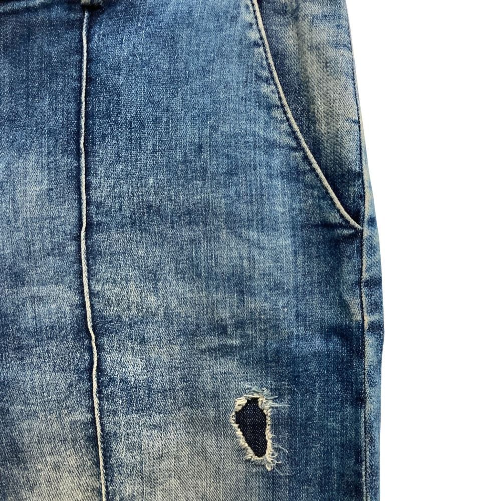 美品 DIESEL ディーゼル クロップドデニムパンツ ジーンズ サイズ12