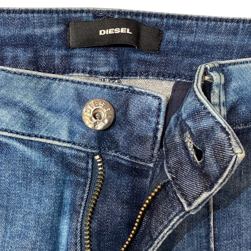 美品 DIESEL ディーゼル クロップドデニムパンツ ジーンズ サイズ12