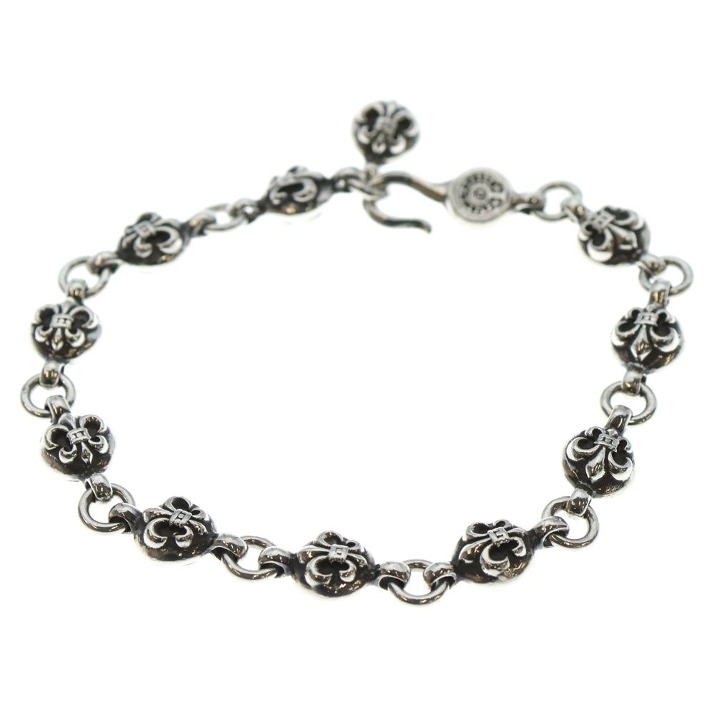 CHROME HEARTS クロムハーツ NO 1 FLUER BALL フ ボールブレスレット シルバー
