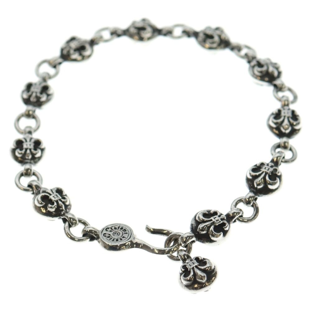 CHROME HEARTS クロムハーツ NO 1 FLUER BALL フ ボールブレスレット シルバー