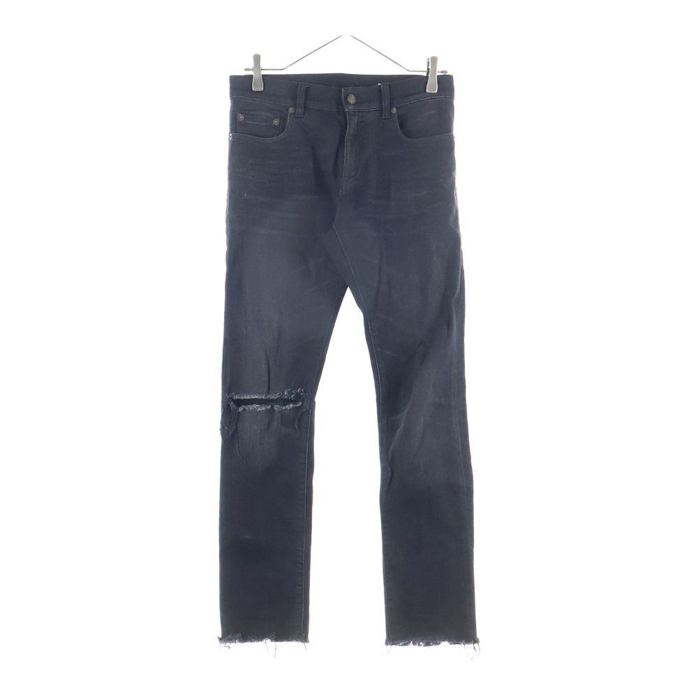 saint laurent paris 2015 w30 ニークラッシュ　デニム saint laurent paris 2015 w30 ニークラッシュ デニム