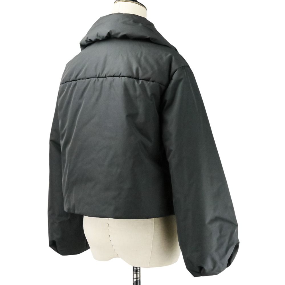 フォクシー ショートコート クレマ ジャケット 38 ブラック 美品 FOXEY フォクシー Short Coat Crema クレマ パデッド ショート