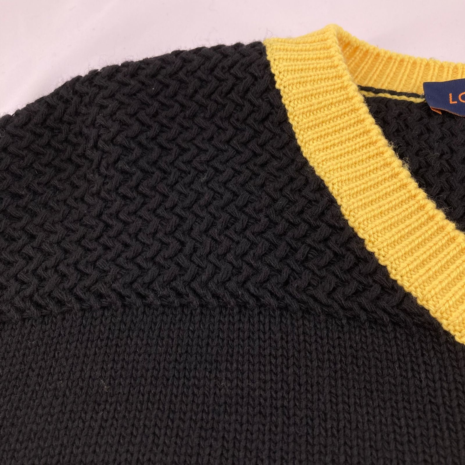 LOUIS VUITTON(ルイヴィトン) 22SS インタルシアフットボール Vネック