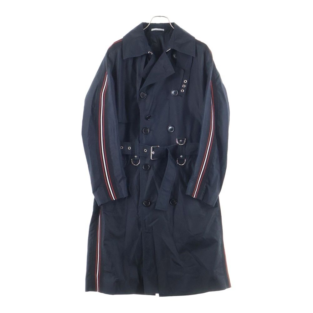 DIOR (ディオール) サイドライン ベルト付き トレンチコート ブラック