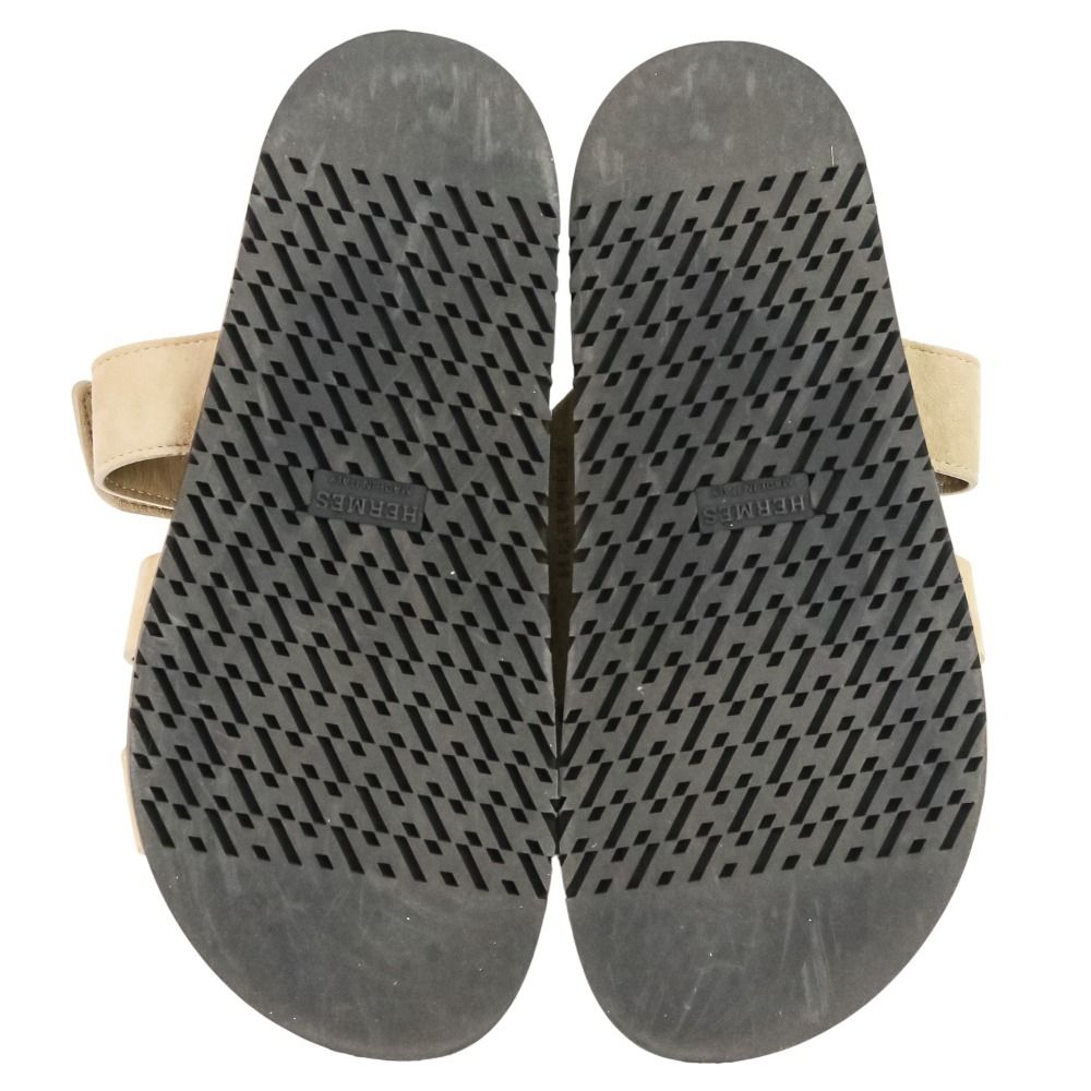 最終値下げHERMES スエードサンダル グレー ベージュ 新品未使用 エルメス 最終値下げHERMES スエードサンダル グレー ベージュ 新品未使用