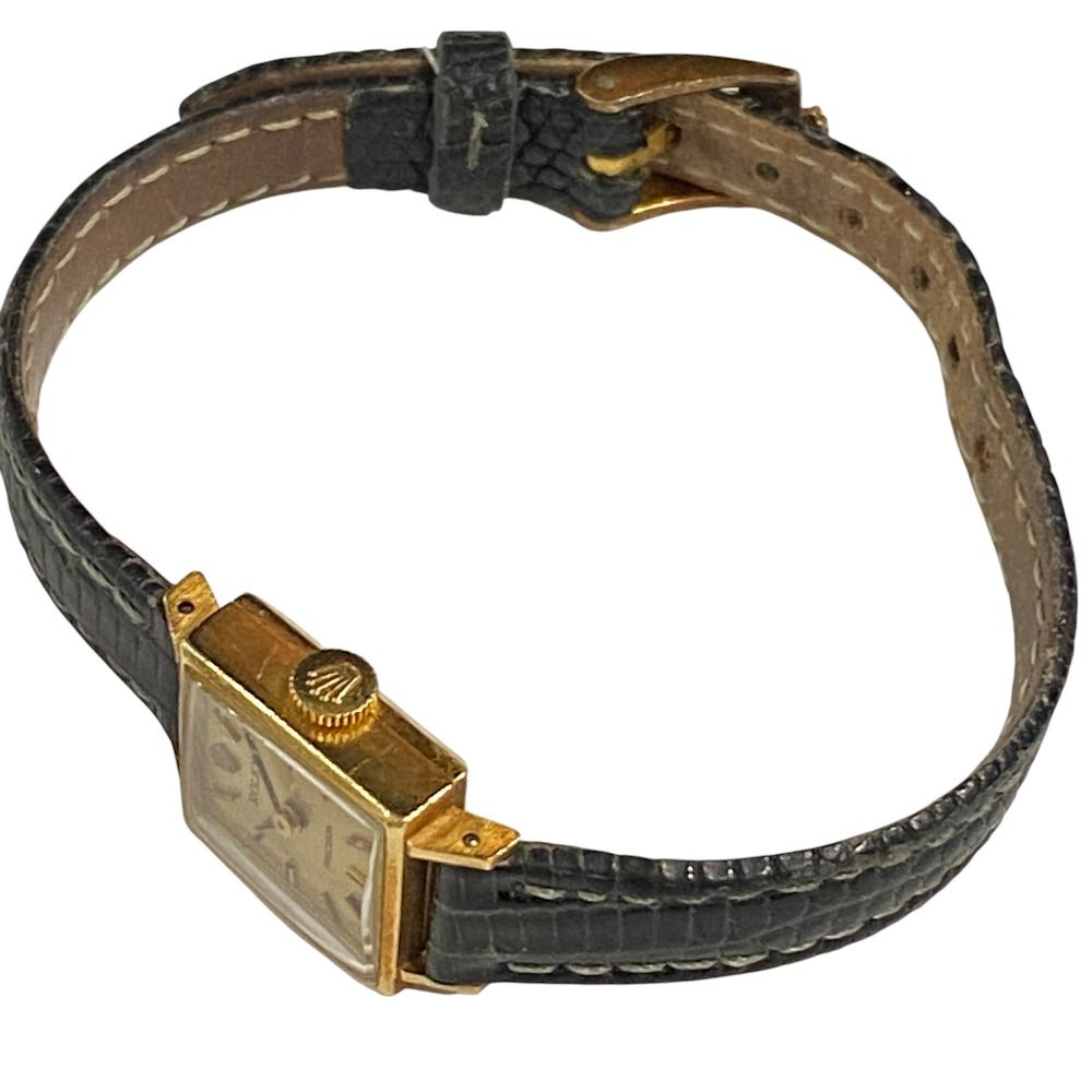 ROLEX ロレックス ヴィンテージ プレシジョン 2616 K 18 YG 手巻き腕時計 レディースウォッチ イエローゴールド レディース 古着