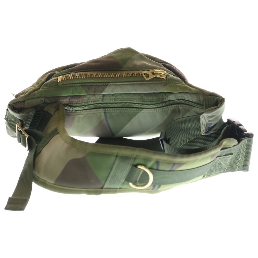 Sacai サカイ ×KAWS Bum Bag Camouflage 21-0257 S ×カウズ バムバッグ ウエストポーチ カモフラ