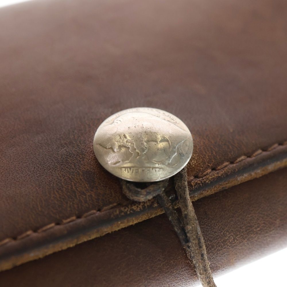 ゴローズ goros革物付属コンチョ バッファロー goro's (ゴローズ) バッファロー 5セント コンチョ付き レザー