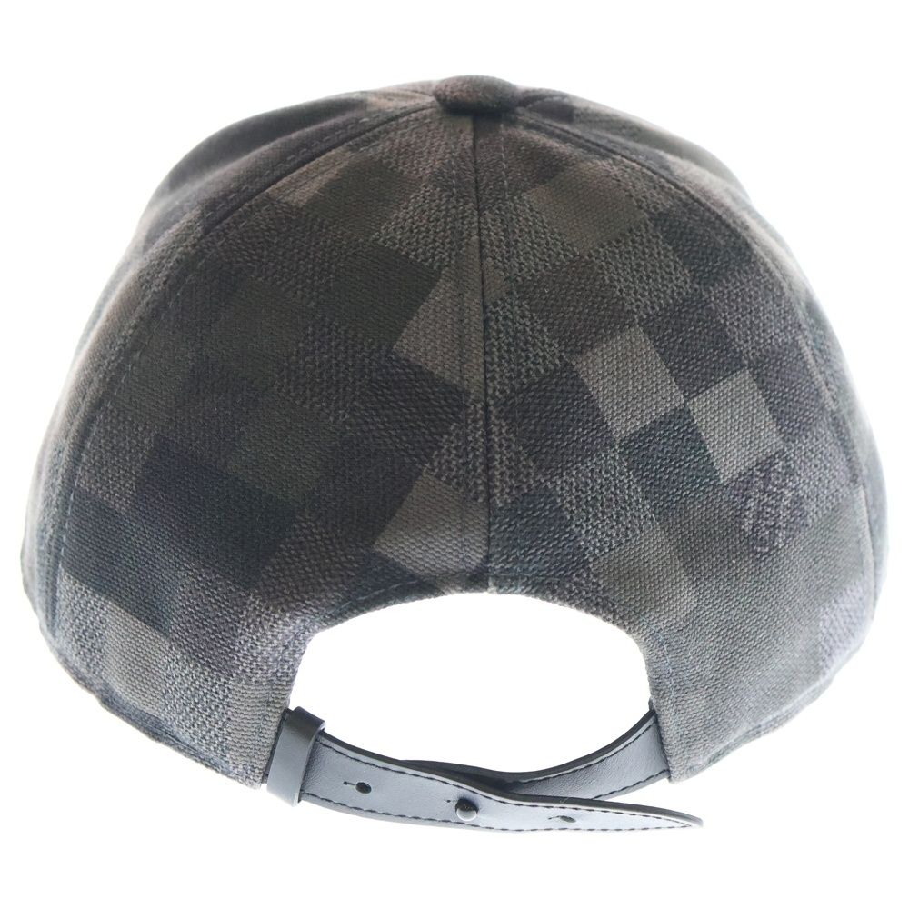 LOUIS VUITTON ルイヴィトン M 5016 L Pharrell Williams ファレル ウィリアムス ピクセルダミエ キャップ LVバーズ ダモフラージュ 帽子 ブラック カーキ