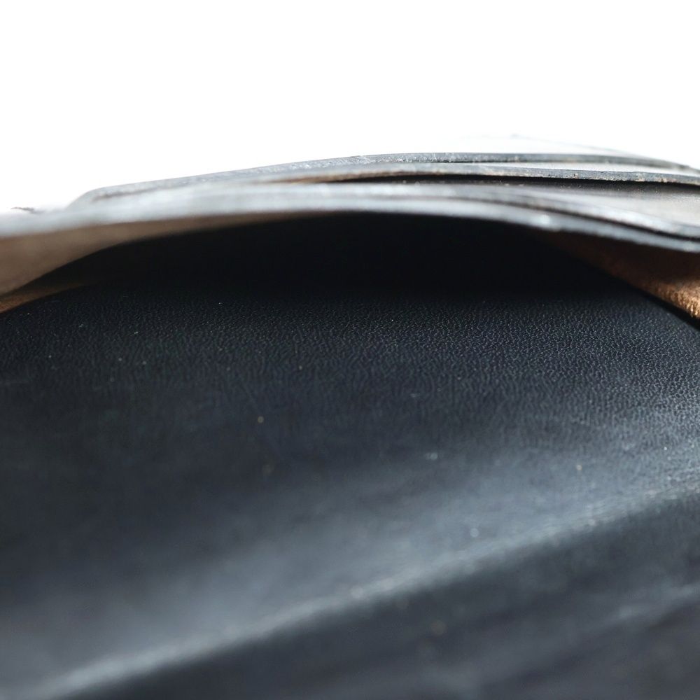 WING ROCK (ウィングロック) コンチョ付き 長財布 ウォレット ブラック