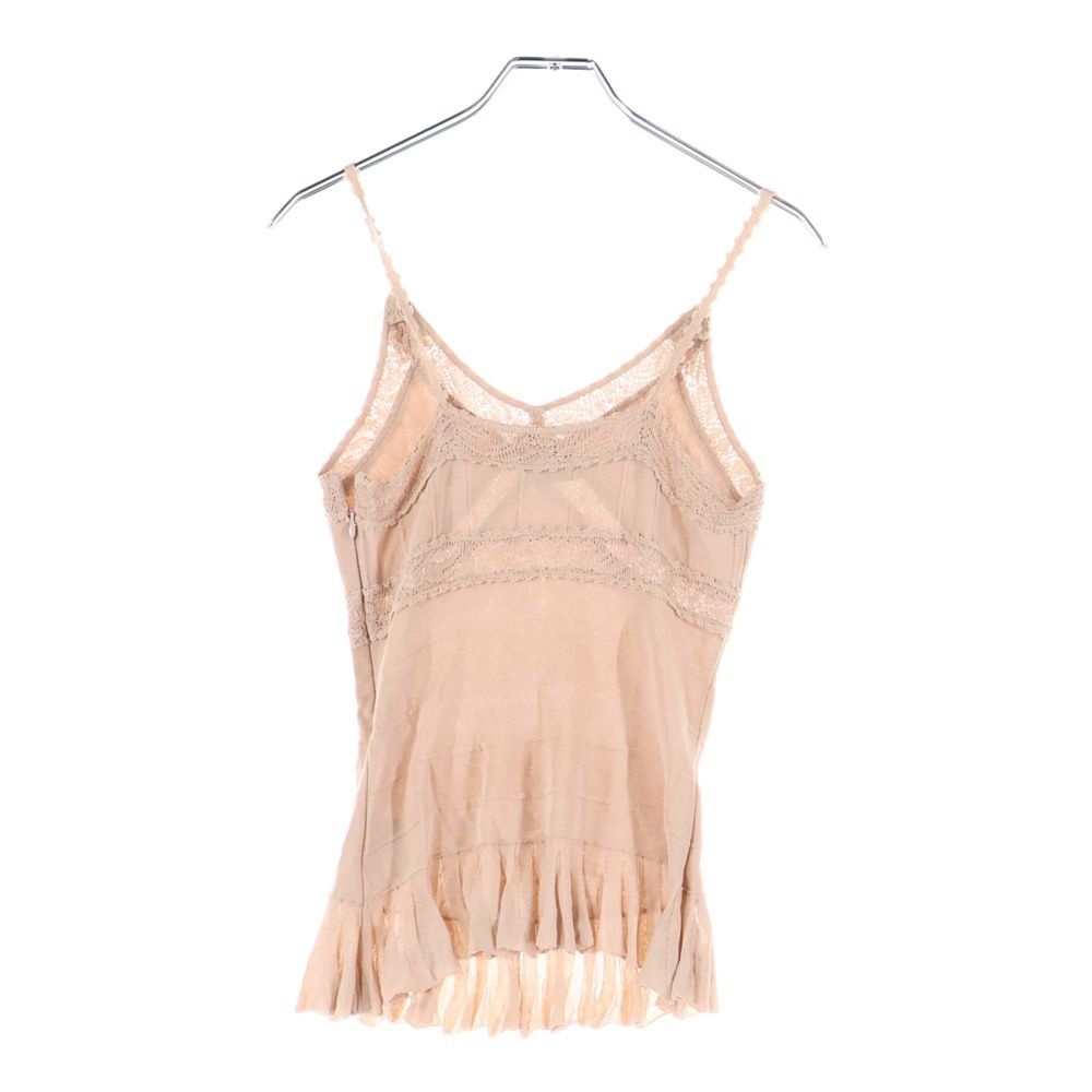 CHANEL ロゴ入りキャミソール CHANEL (シャネル) 07C クルーズコレクション ココマーク ロゴプレート