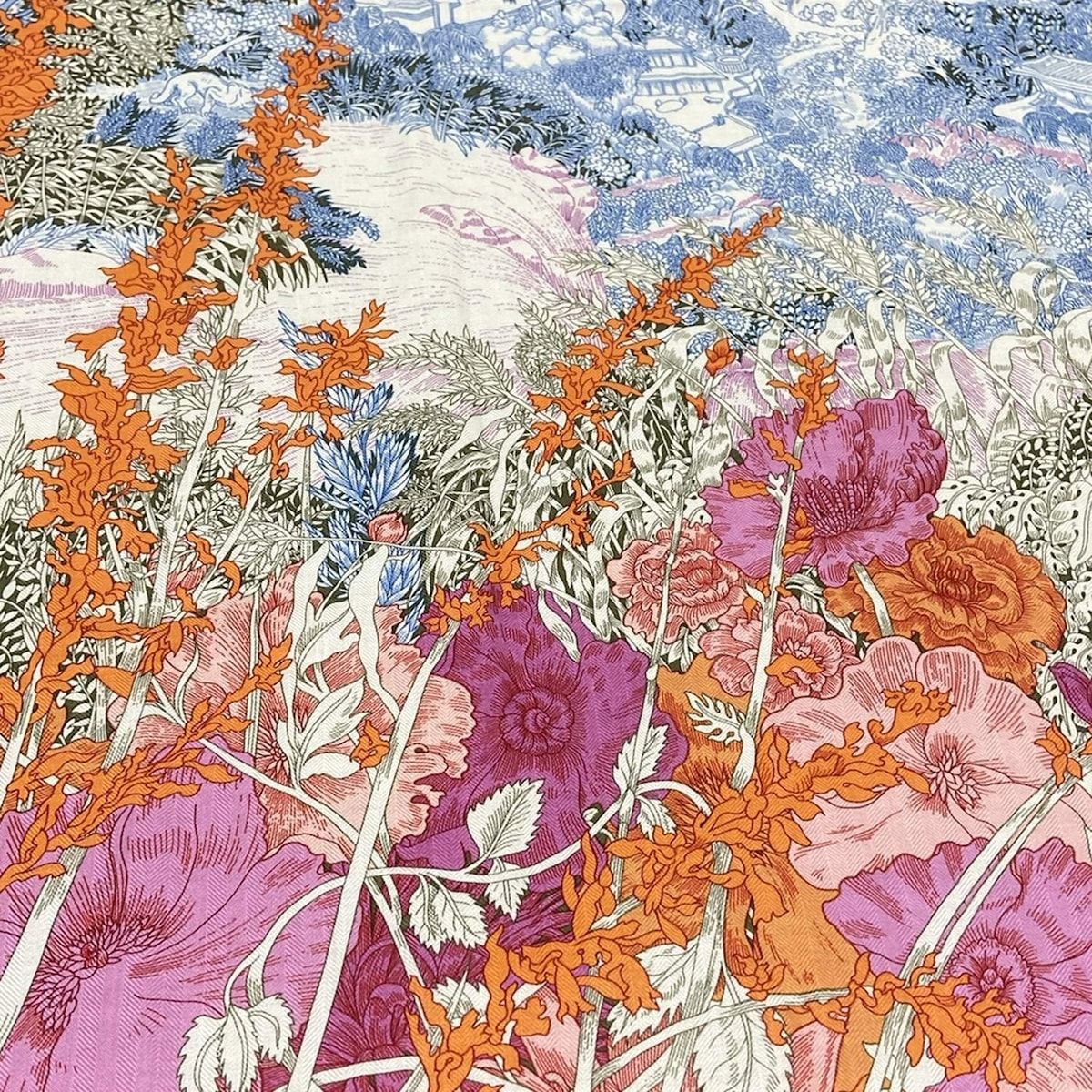 アイボリー×ライトブルー×マルチ Retour