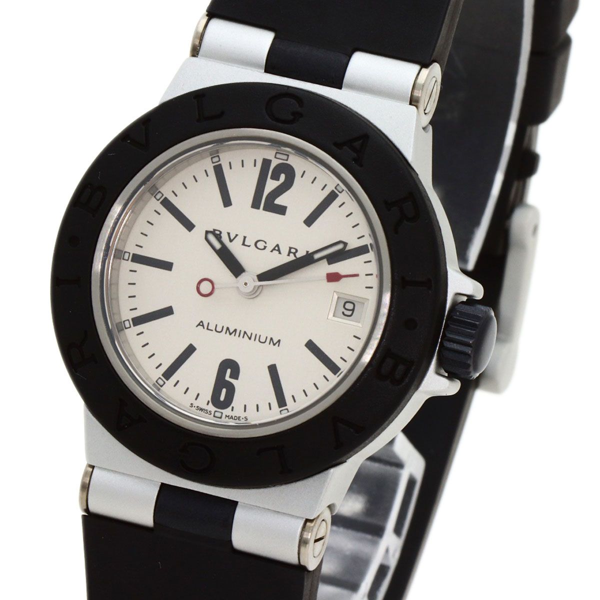 BVLGARI ブルガリ AL29TAVD アルミニウム 腕時計 アルミニウム ラバー