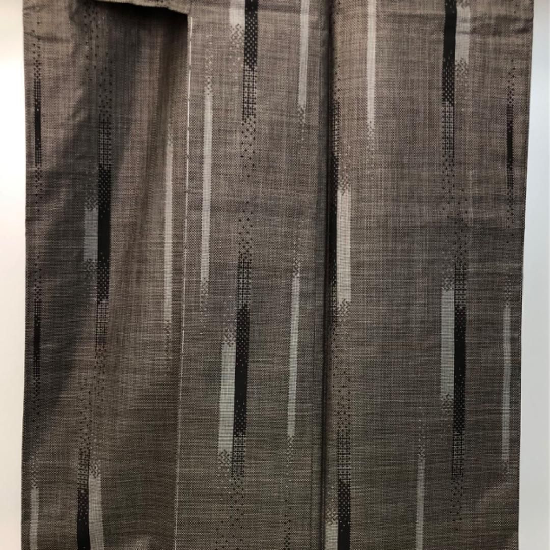 本場大島紬 高山好和 カタス9マルキ 証紙付 縦線柄 トールサイズ K