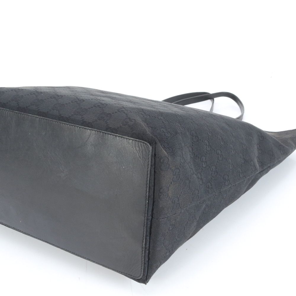 極美品 グッチ GG キャンバス 002-1097 レザー トート バッグ 肩掛け