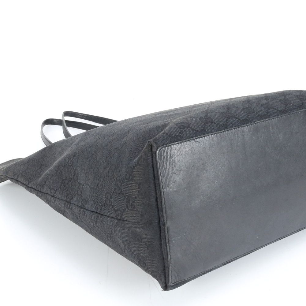 極美品 グッチ GG キャンバス 002-1097 レザー トート バッグ 肩掛け