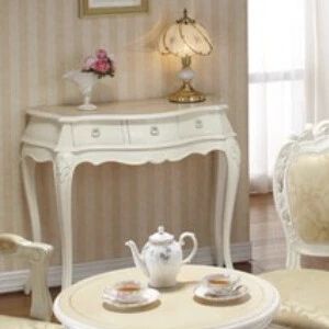 ネコ脚 ホワイト コンソール ヨーロピアンテイスト 感 アンティーク調