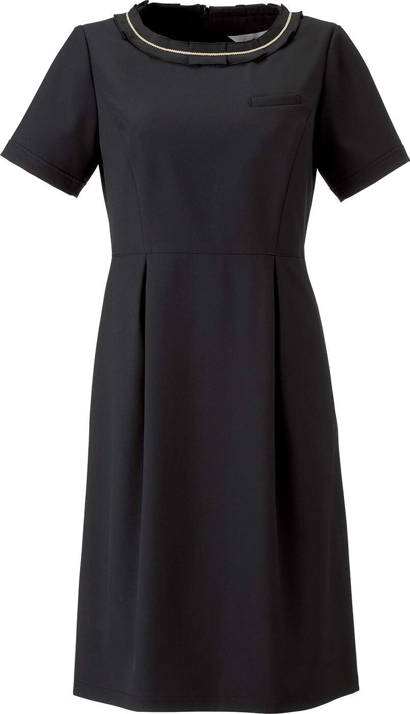 Calala キャララ CL 0180 ワンピース 制服 ユニフォーム 医療 エステ 事務 受付 ブラック ７号