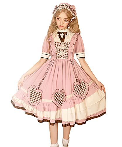 ｄ．ａｌｉｃｅ Ｇｏｔｈｉｃ ＆ Ｌｏｌｉｔａ d.Alice リトルチェリーワンピース ゴスロリ ロリータ ピンク 半袖 長袖 2 way L