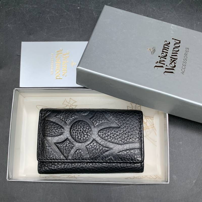 ヴィヴィアンウエストウッド ケース 黒 Z376 vivienne westwood キーケース ヴィヴィアンウエストウッド