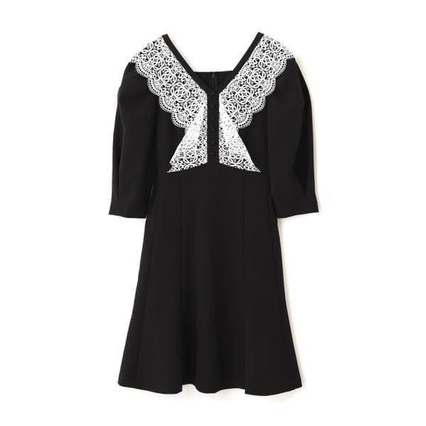 ジル バイ ジルスチュアート レースキリカエフ ミニワンピース