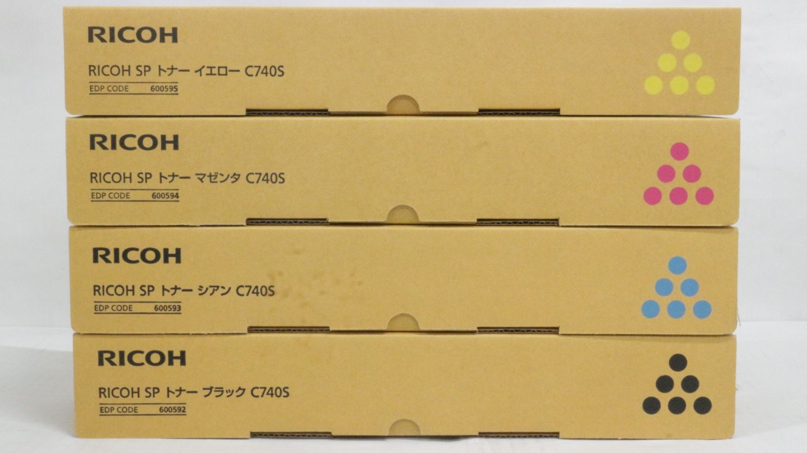 ♥ RICOH トナー C 740 S シアン マゼンタ イエロー ブラック リコー -D-F 09-byebye