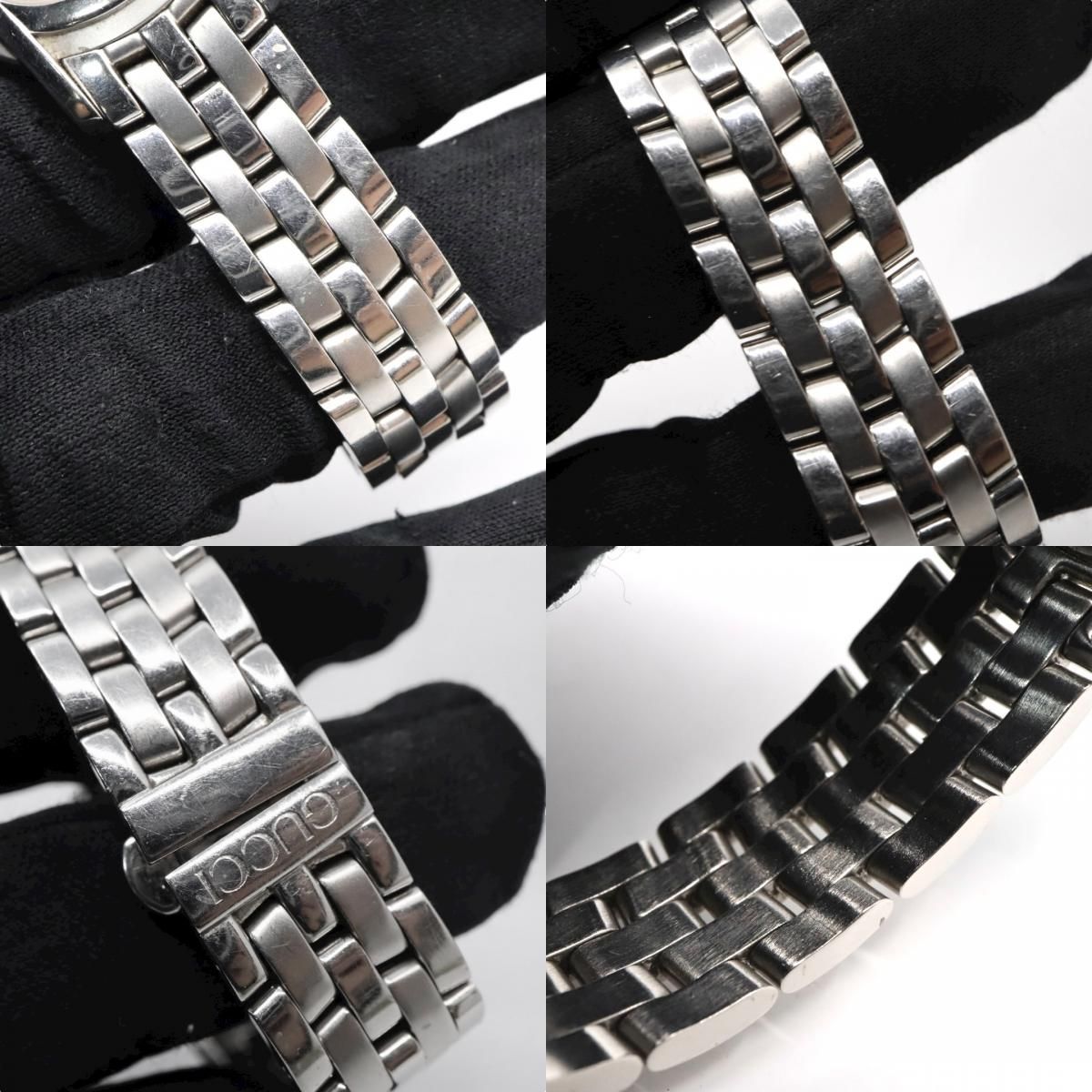 GUCCI グッチ 5500L レディース腕時計 ブラック文字盤 ローマン