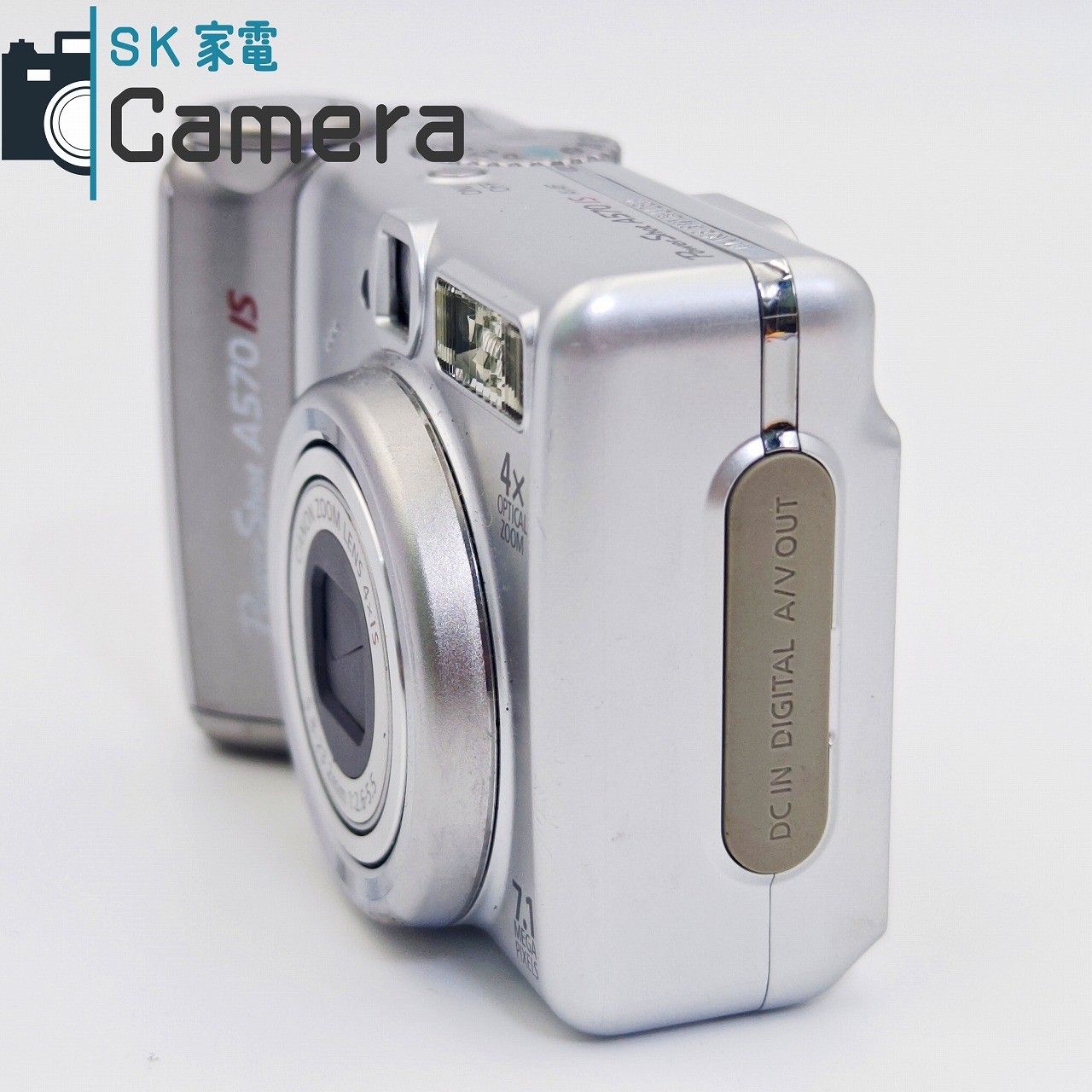中古】 Canon PowerShot A570 IS キャノン パワーショット 単三電池で